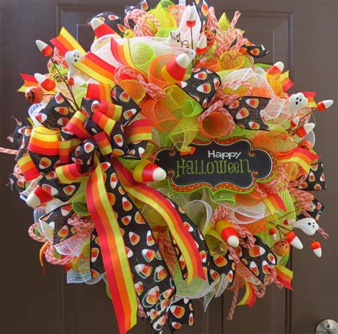 halloween wreaths etsy